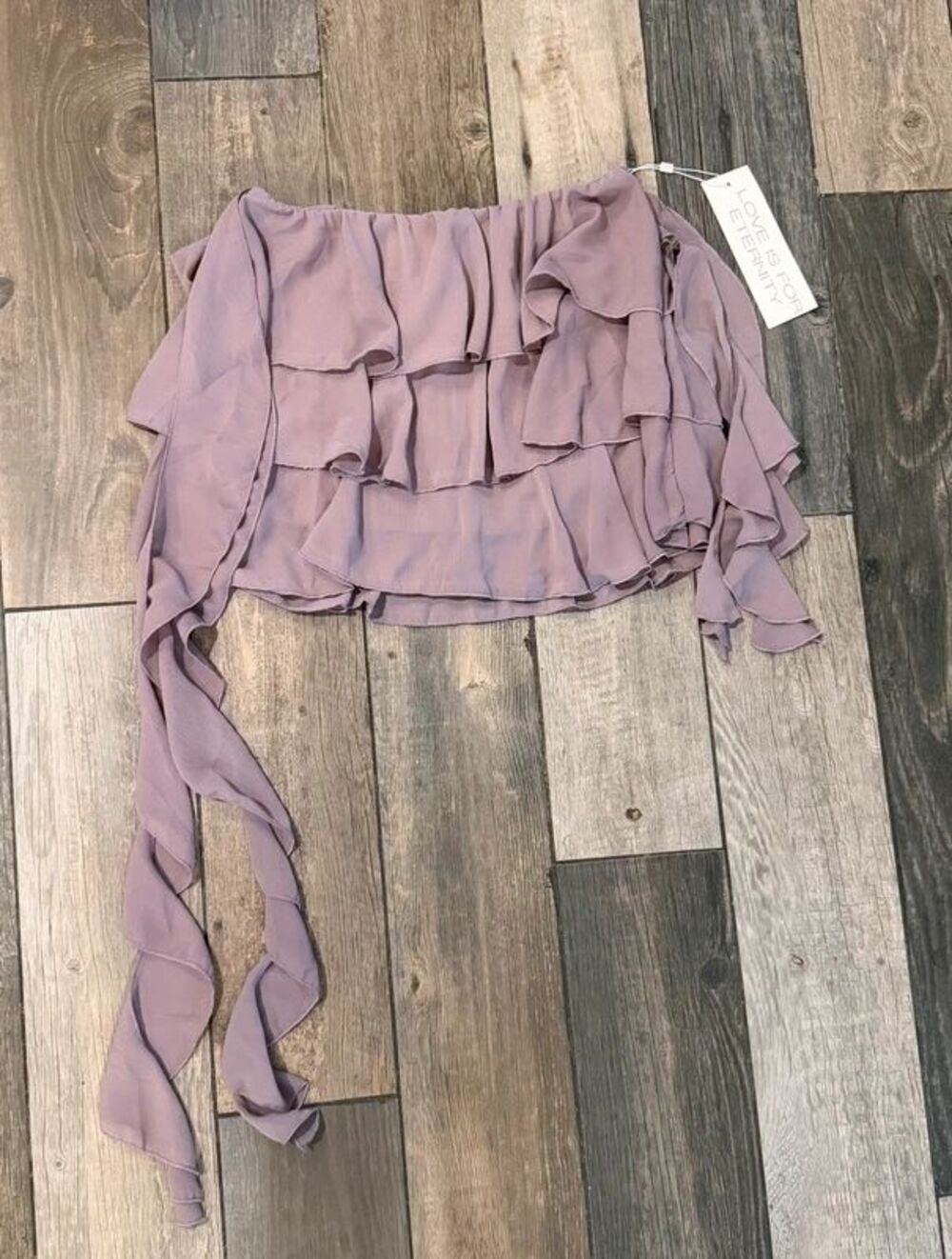 y2k Style Purple Layered Skirt Size M